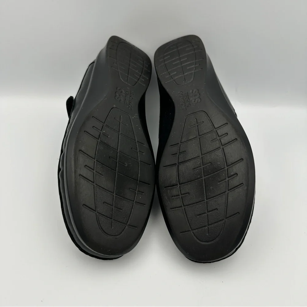 SAS Tripod Mary Jane Roamer Loafers Women’s 9 M Shoes Comfort Black Leather‎ USA